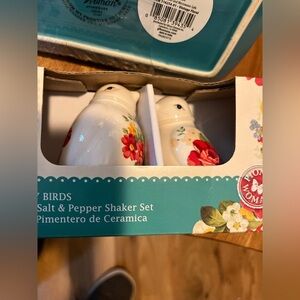 Floral Bird Salt & Pepper Shaker Set by Pioneer Woman